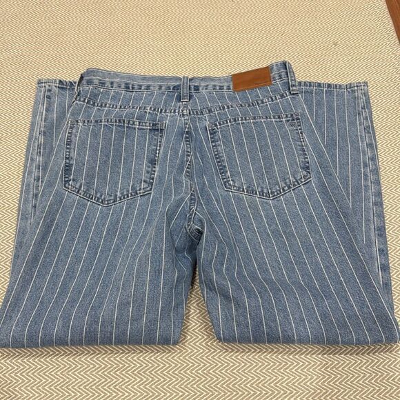 Madewell Jeans The Perfect Vintage Crop PinStripe Edition Size 26 - Picture 6 of 6